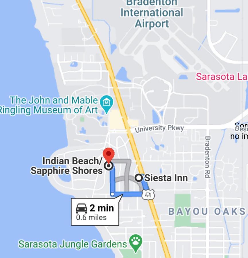 Siesta Inn Sarasota - Indian Beach Exterior foto